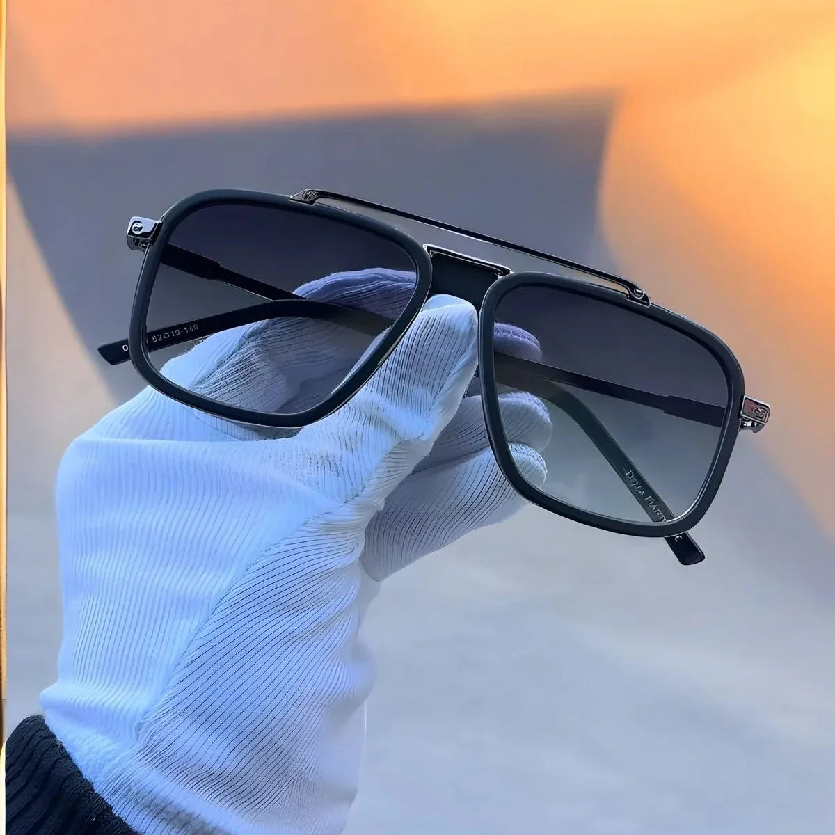 Hablat Vintage Lüx Unisex Siyah Güneş Gözlüğü